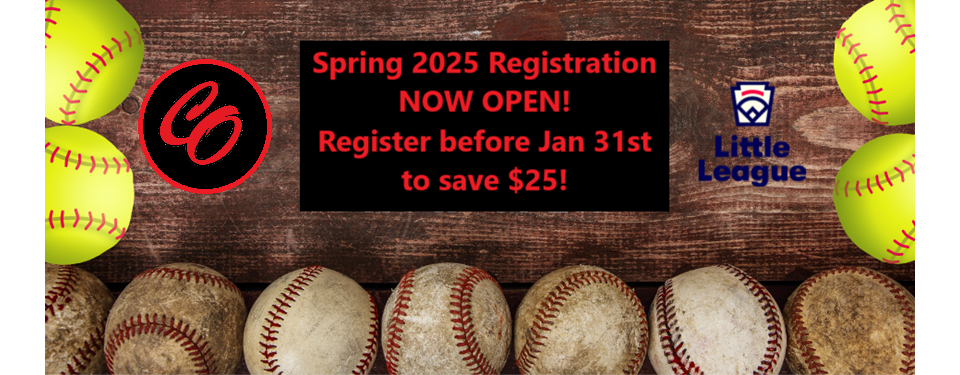 Spring 2025 Registration NOW OPEN